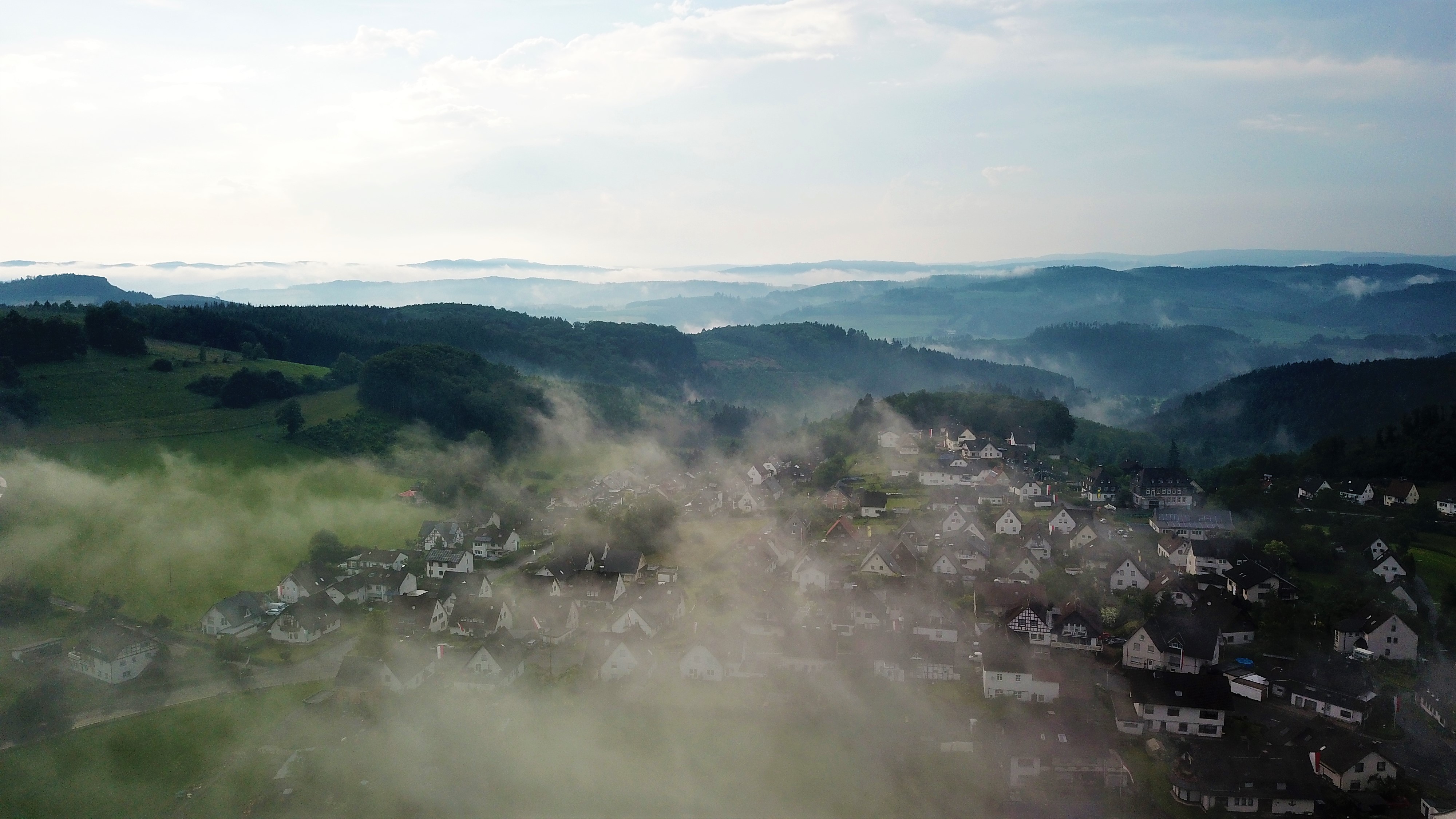 Halberbracht aus der Luft